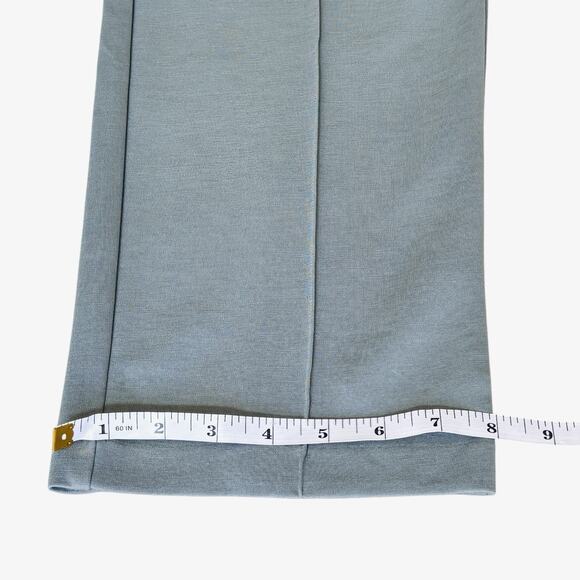 ATHLETA Eastbound Straight Pant Sz 12 Work Stretch Tencel Sage Green Zip Pockets - Picture 9 of 16